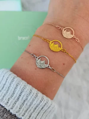 Armband Berg Schmuck für Reisende