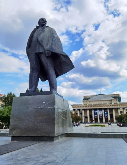 Lenin Denkmal Nowosibirsk